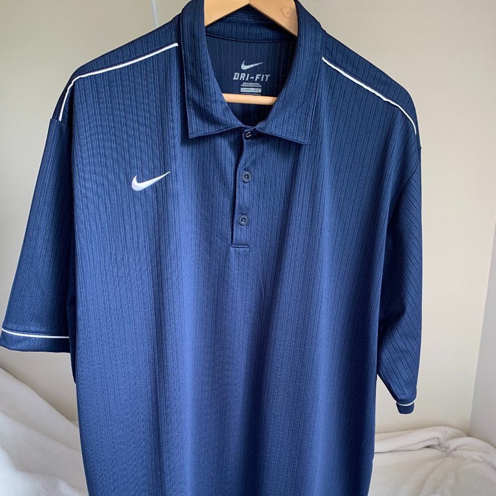 Nike Dry-Fit Polo Navy Size XXL